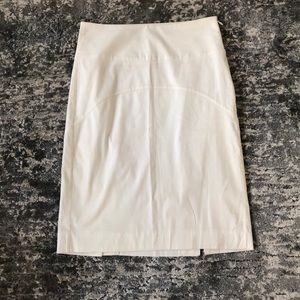 Club Monaco creamy white pencil skirt